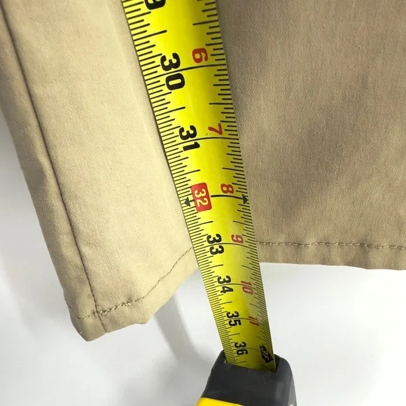 Prana Fleece Lined Pants Mens XL Hiking Outdoor Utility Cargo Warm Gorp Rugged - Picture 9 of 10